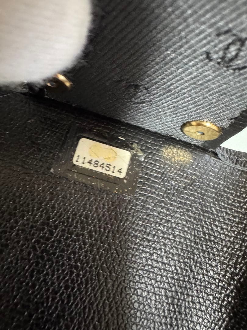 シャネル CHANEL ココボタン 6連 キーケース カーフスキン ブラック