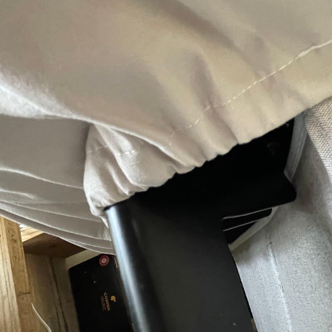 【美品】ニトリ　布張りソファベッド(MB07 BE) 3人掛け ソファ