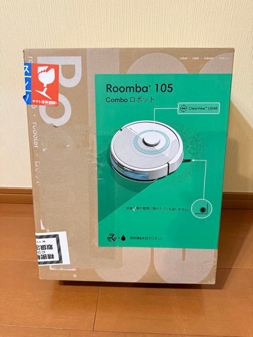 【新品未使用・未開封】iRobot Roomba®︎ 105 Combo ホワイト