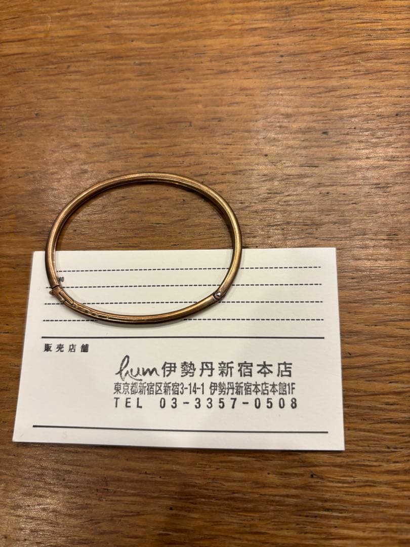 hum バングル　k10 「humete」　クラッシックバングル