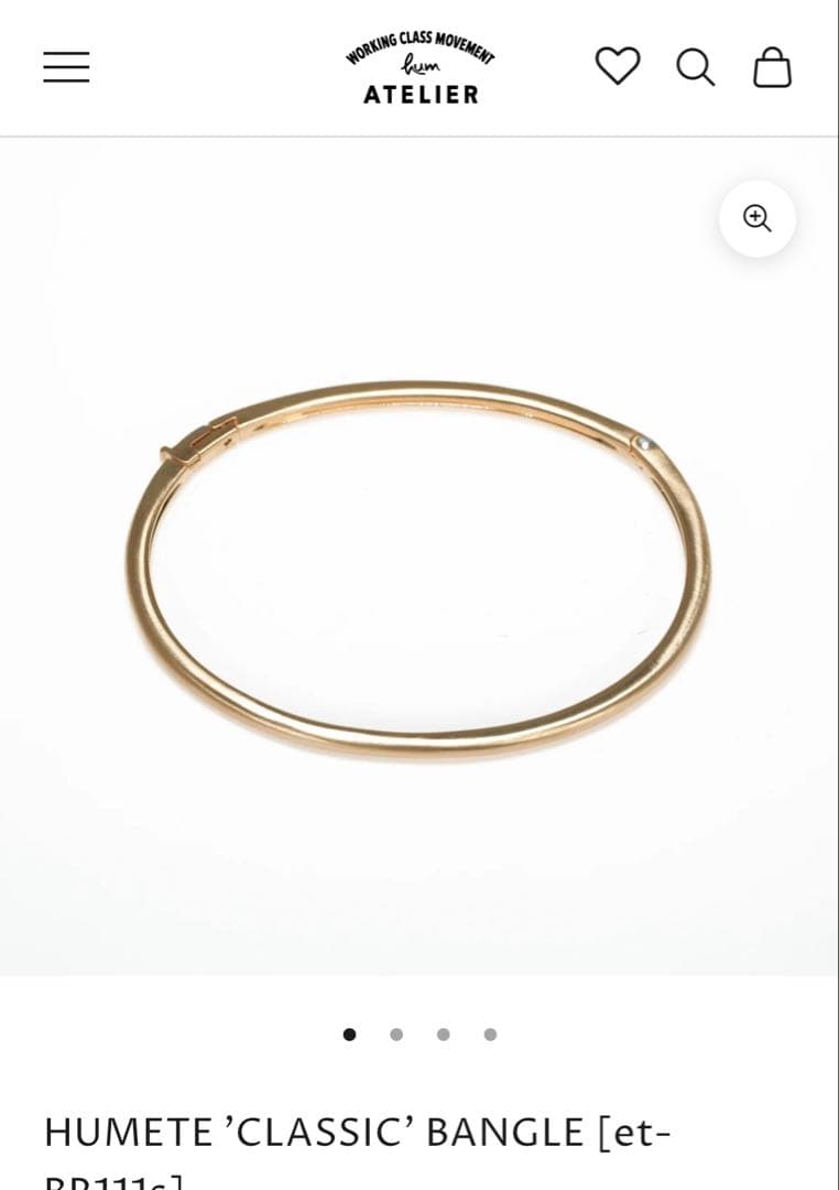 hum バングル　k10 「humete」　クラッシックバングル