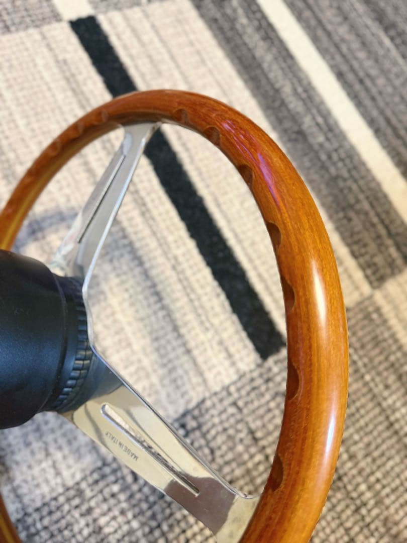 NARDI ナルディ クラシックウッド ポリッシュ 37Φホーンボタン付