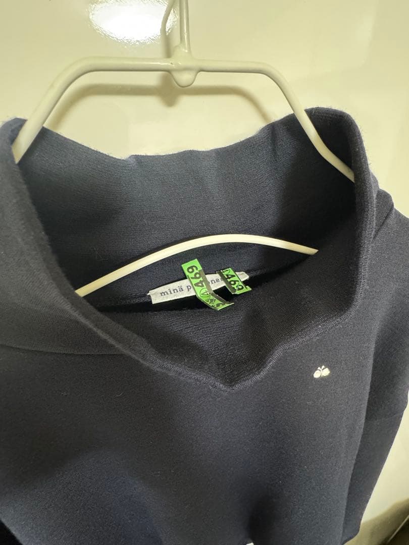 ミナペルホネン yukioto ウール ハイネックカットソー サイズ40 美品