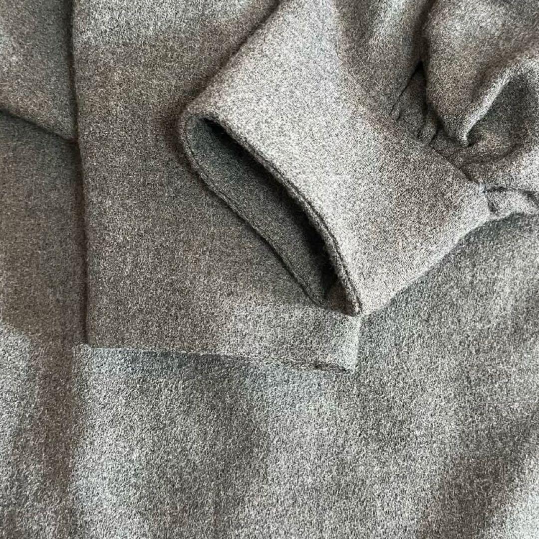 極美品❤️ドゥーズィエムクラス コクーンワンピース 七分袖 グレー 入学式卒業式