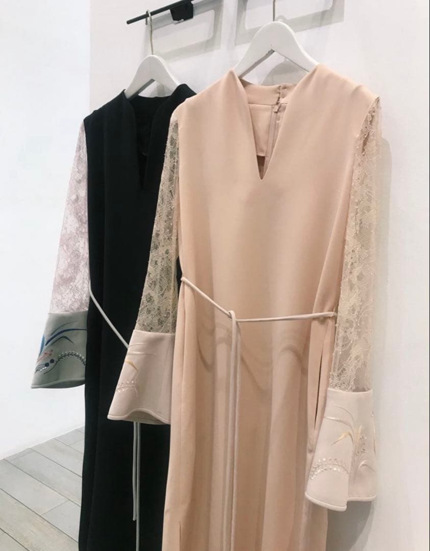 【新品】Mame Kurogouchi 刺繍 レース ワンピース 結婚式 2