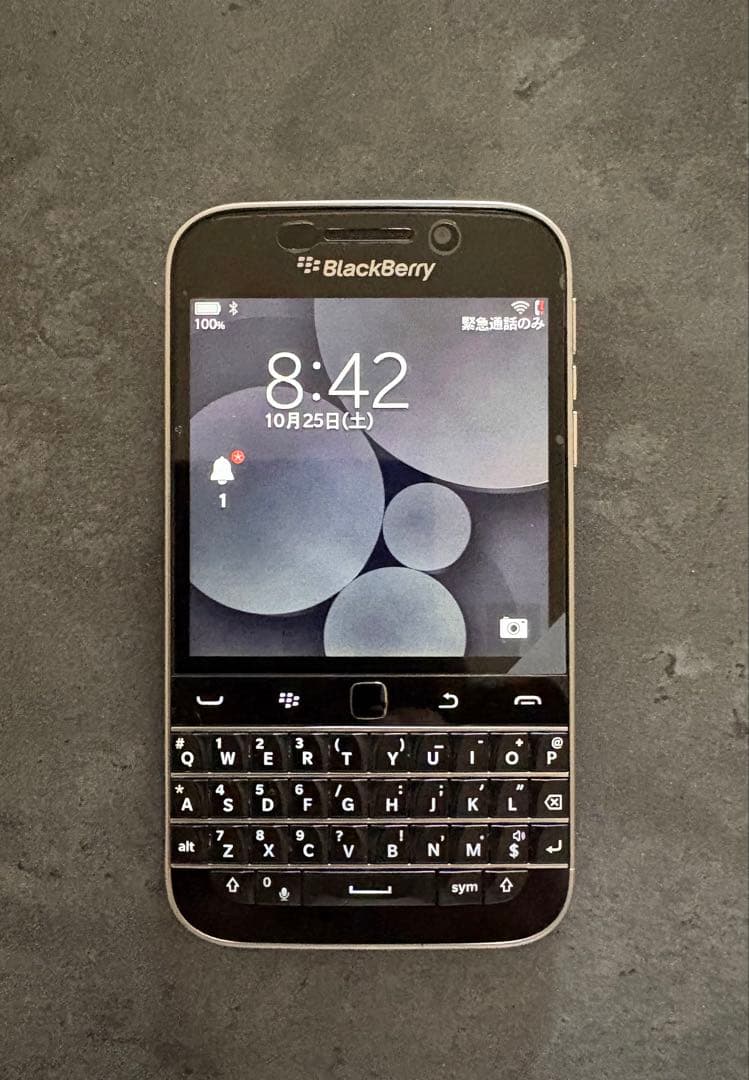 ブラックベリー クラシック BlackBerry Classic Q20 黒