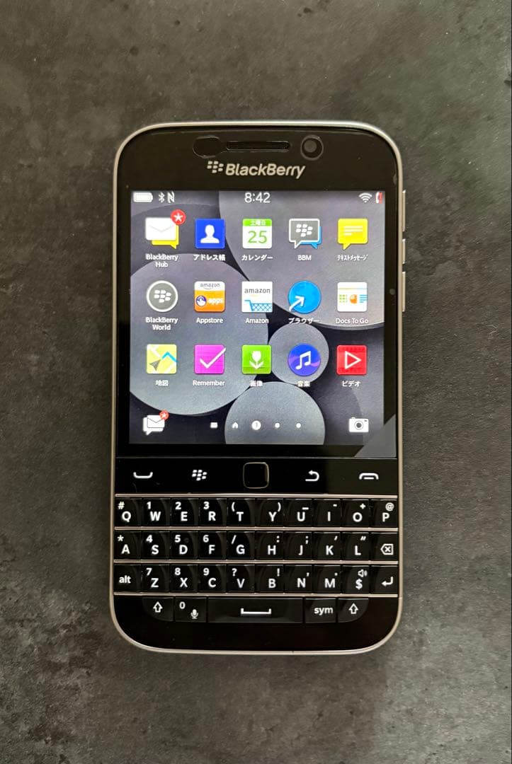 ブラックベリー クラシック BlackBerry Classic Q20 黒
