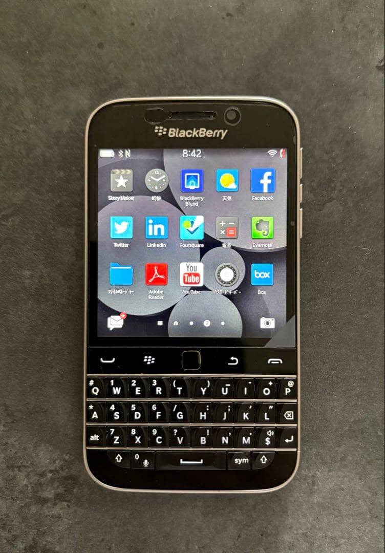 ブラックベリー クラシック BlackBerry Classic Q20 黒