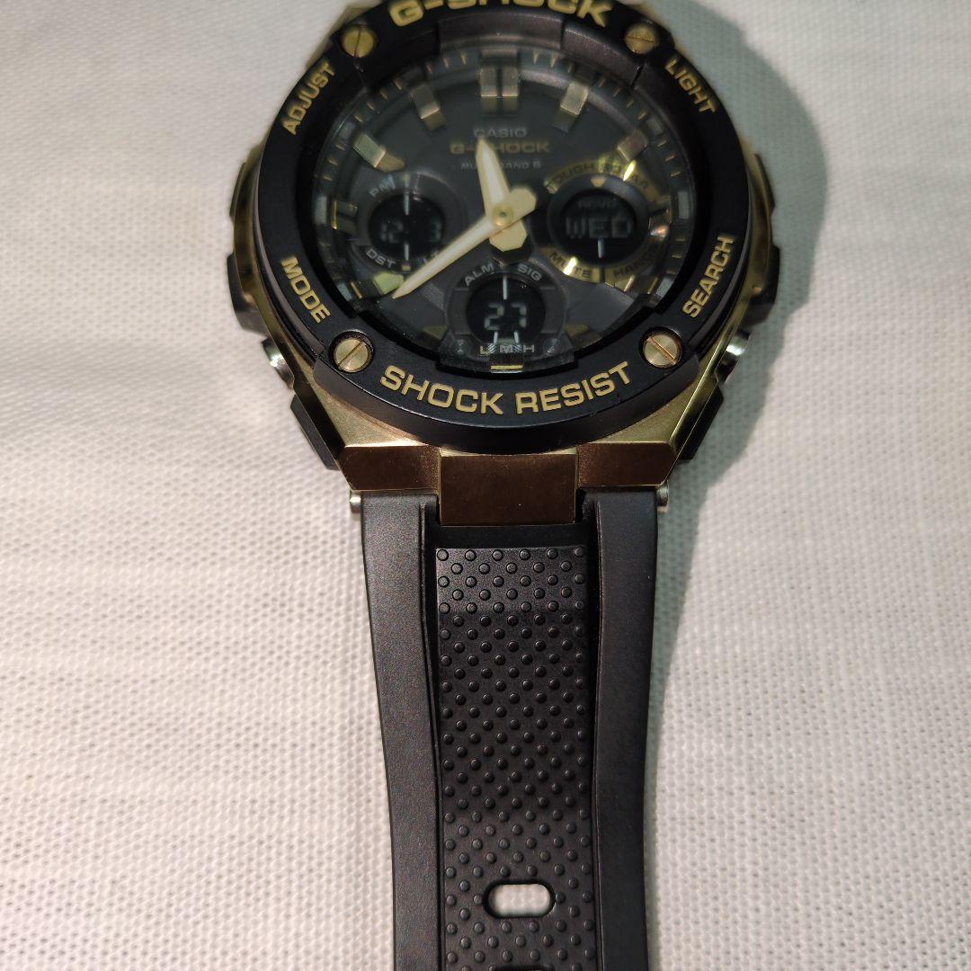 G-SHOCK デジタル腕時計 G-STEEL ブラック/ゴールド 動作確認済み