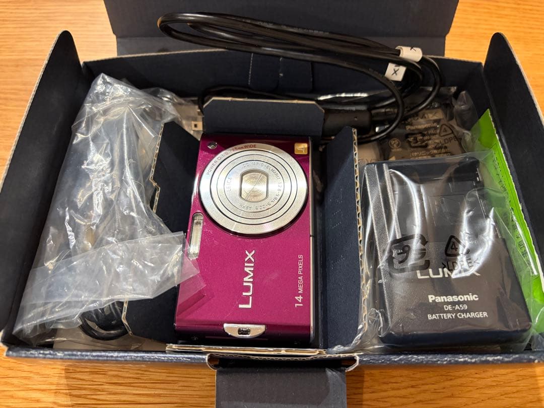 【動作確認済】Panasonic DMC-FX66 バイオレット