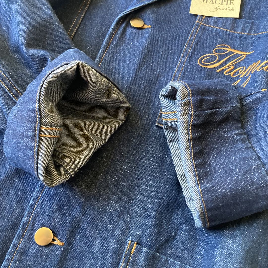 【新品 タグ付き】トーマスマグパイ デニムロングコート ユニセックス 金ボタン