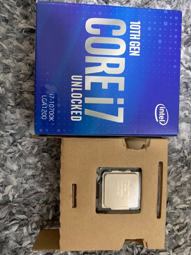core i7 10700K マザーボードとメモリ32GB付き
