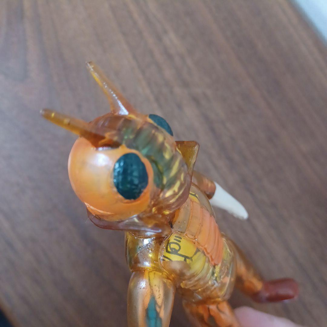 当時物ポピー製 スケルトンモールドあり「仮面ライダーV3 」希少ソフビフィギュア