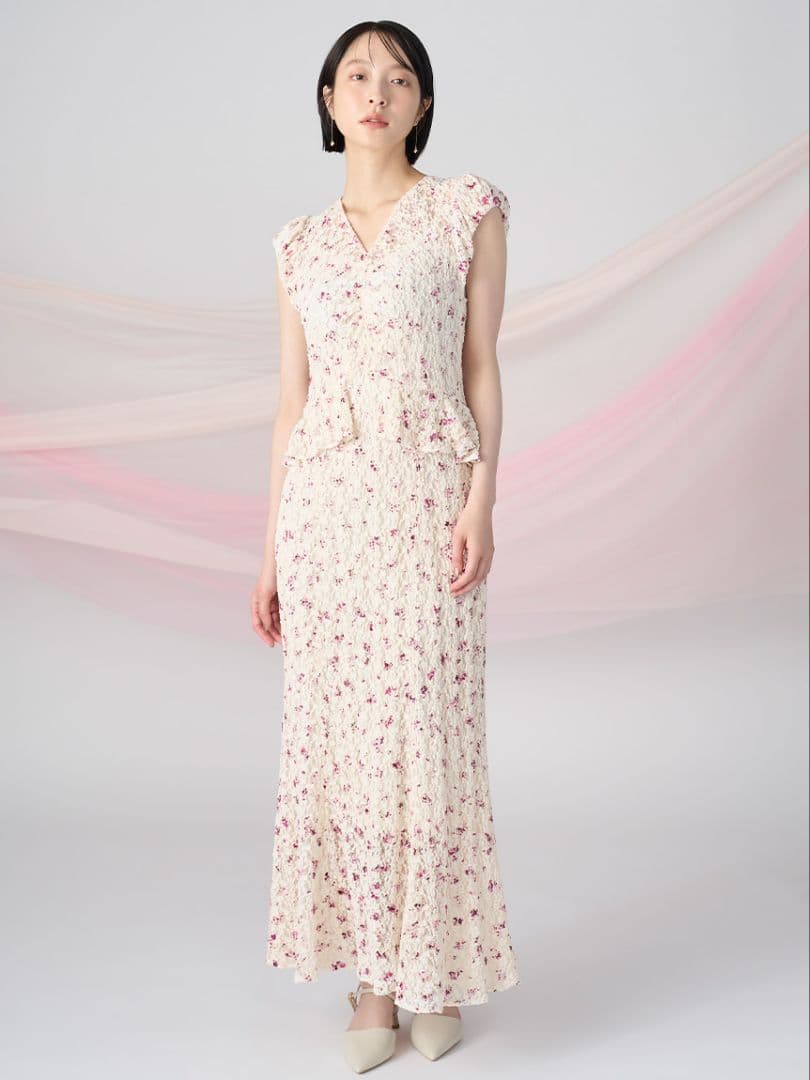 セルフォードピグメントフラワーワンピース36