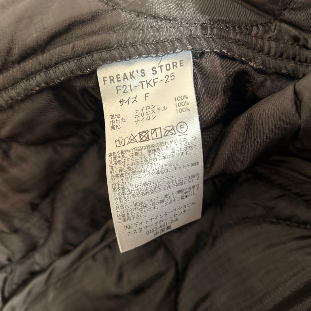 FREAK'S STORE ブラック モッズコート F21-TKF-25