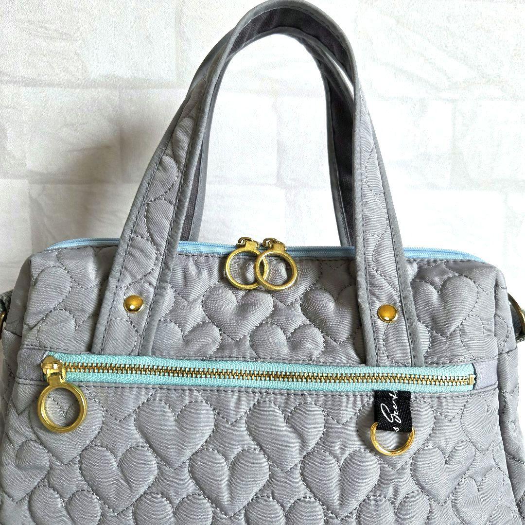 ミケ　ボストン型ショルダーバッグ(M)　ハンドメイド