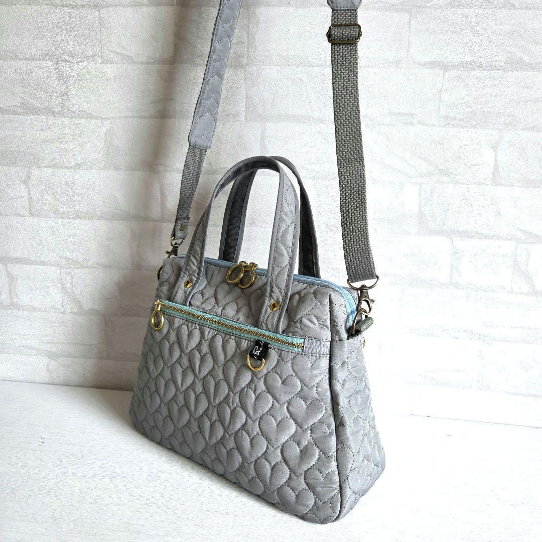 ミケ　ボストン型ショルダーバッグ(M)　ハンドメイド