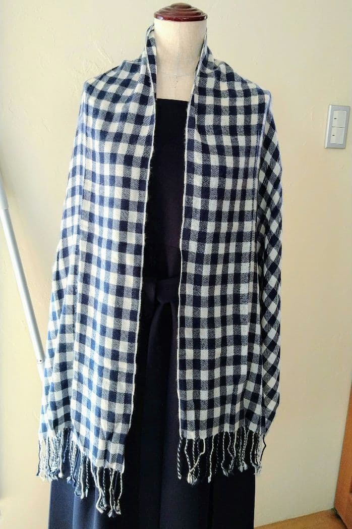 【Paul Smith】カシミヤ100% ギンガムチェックストール