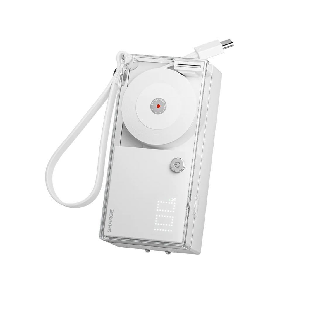 SHARGE モバイルバッテリー 格納式3-in-1