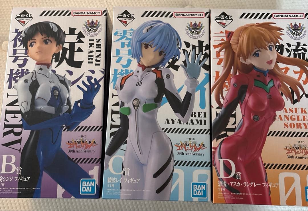 エヴァンゲリオン　一番くじ　B賞　C賞　D賞　セット売り