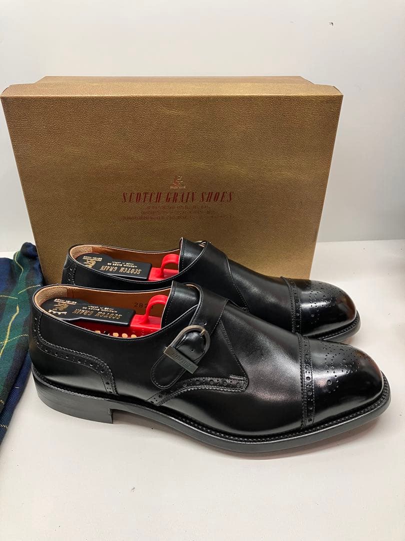 SCOTCH GRAIN スコッチグレイン 2828 ブラック　紳士靴 26.5