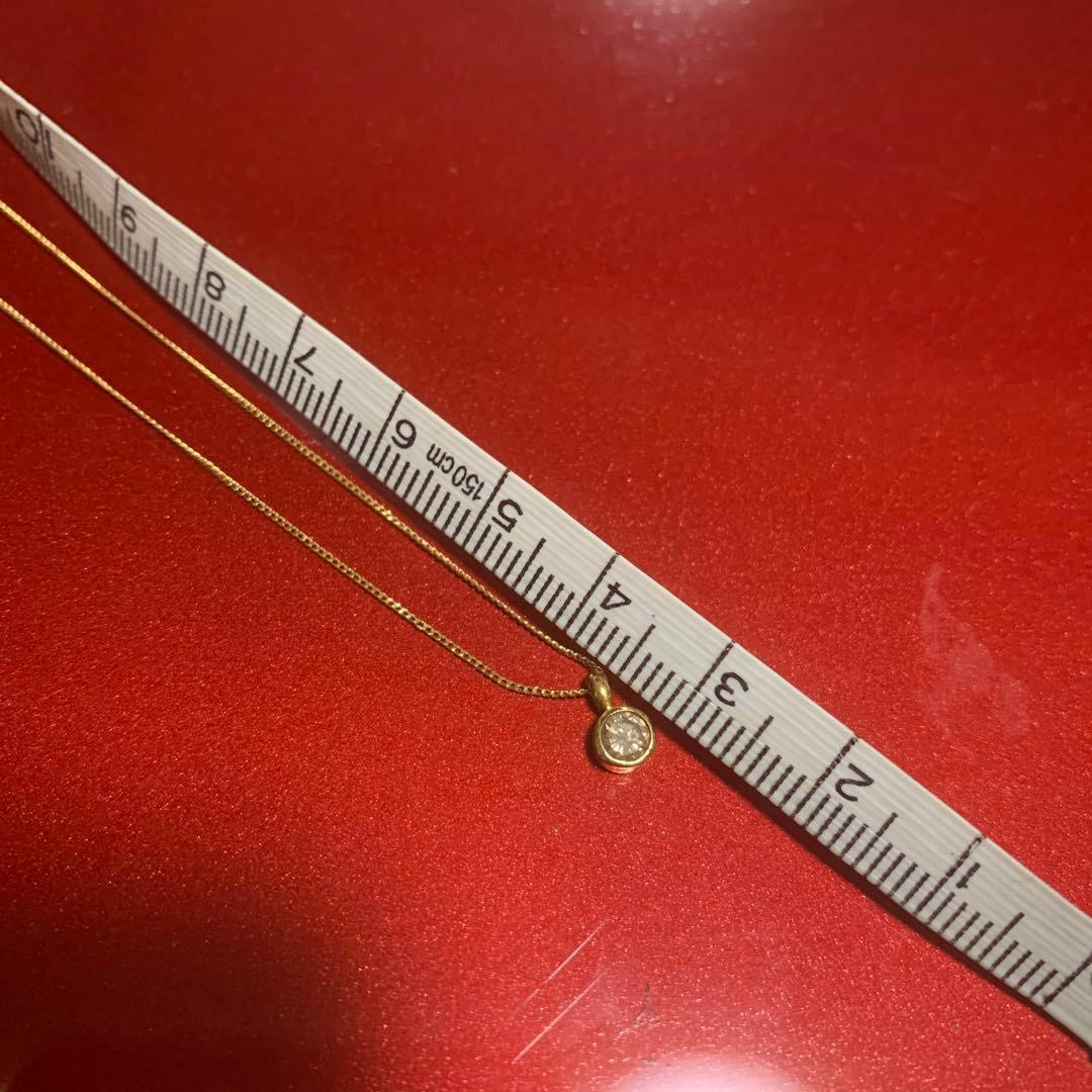 ゴールド ダイヤモンド ネックレス K18