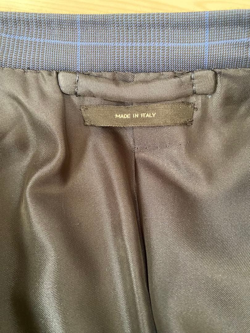 美品TOM FORD トムフォード 007スーツ ネイビー格子柄　サイズ50R