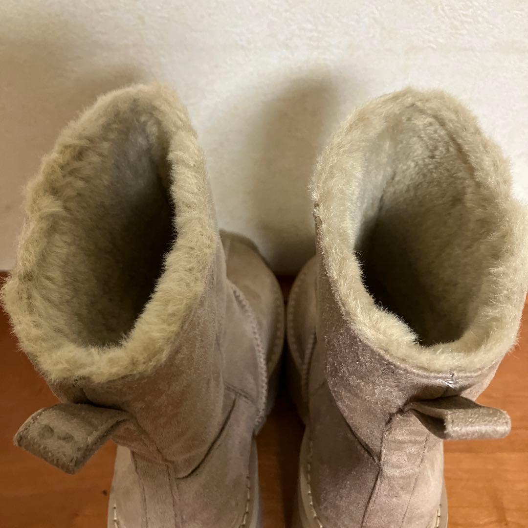 【美品】✨GYDA✨フェイクムートンplatformショートブーツ23.5