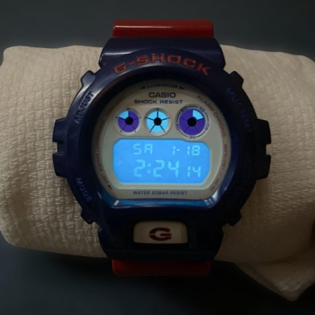 yyy　G-SHOCK DW-6900AC ブルーレッド