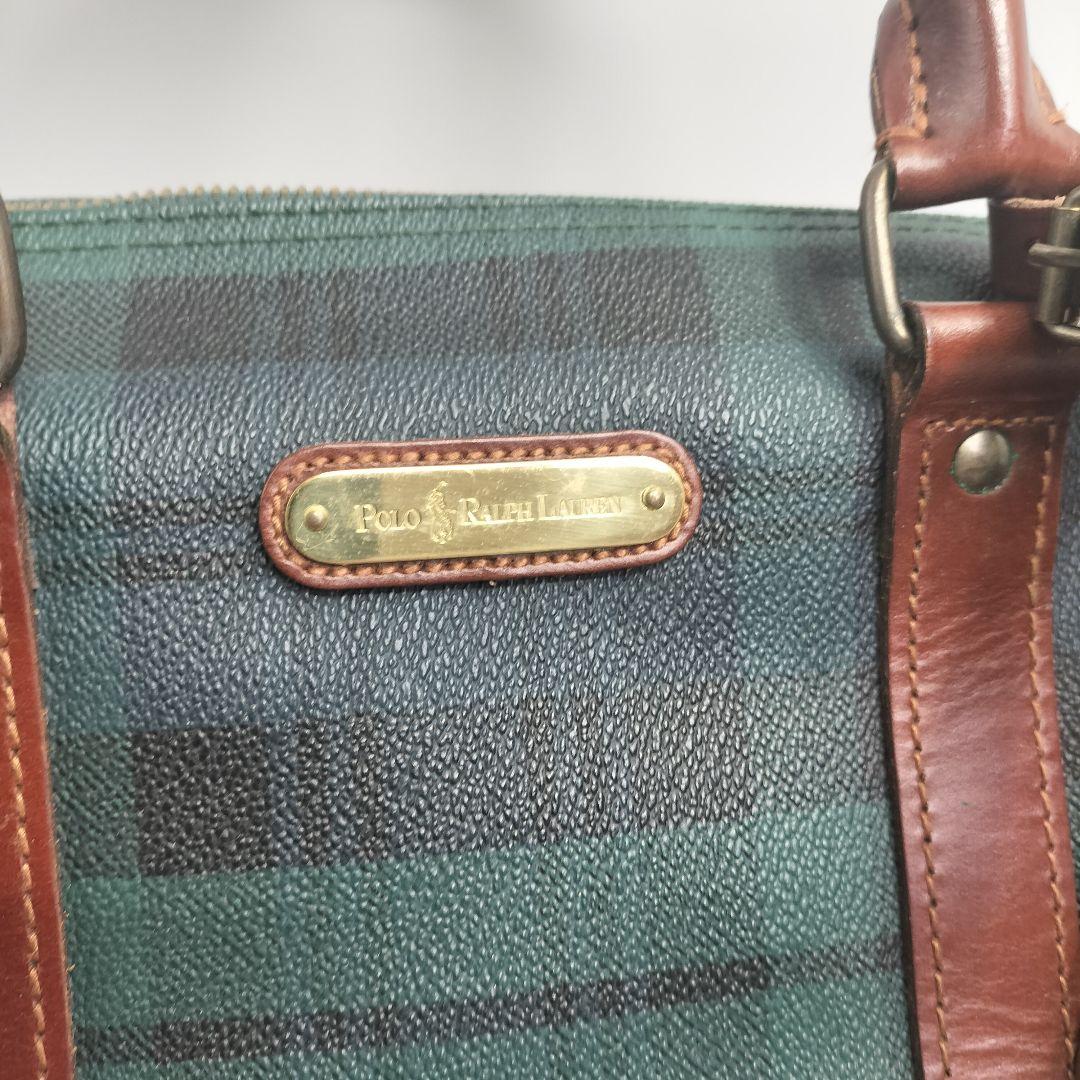 Ralph Lauren ラルフローレン ボストンバッグ ダークグリーン