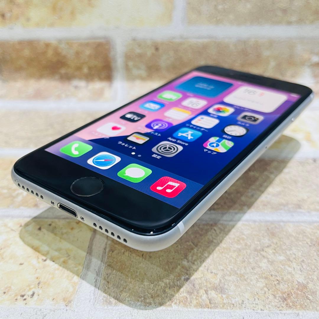 SIMフリー iPhoneSE2 64GB ホワイト 電池良好