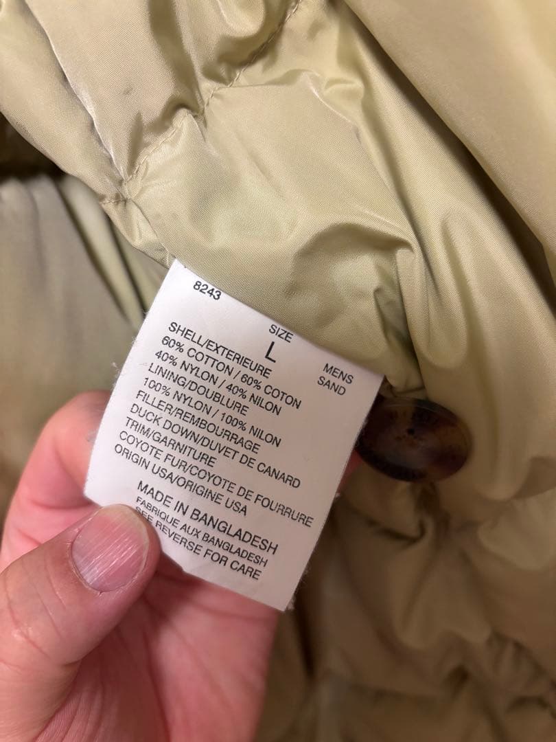 ウールリッチ WOOLRICHダウンジャケット L（US）日本XL相当