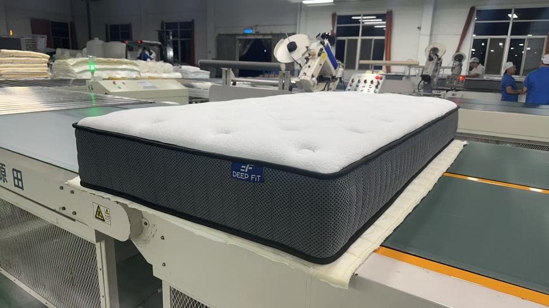 マットレスシングル硬め 23㎝厚 ポケットコイル 竹炭ウレタン 腰痛対策 圧縮