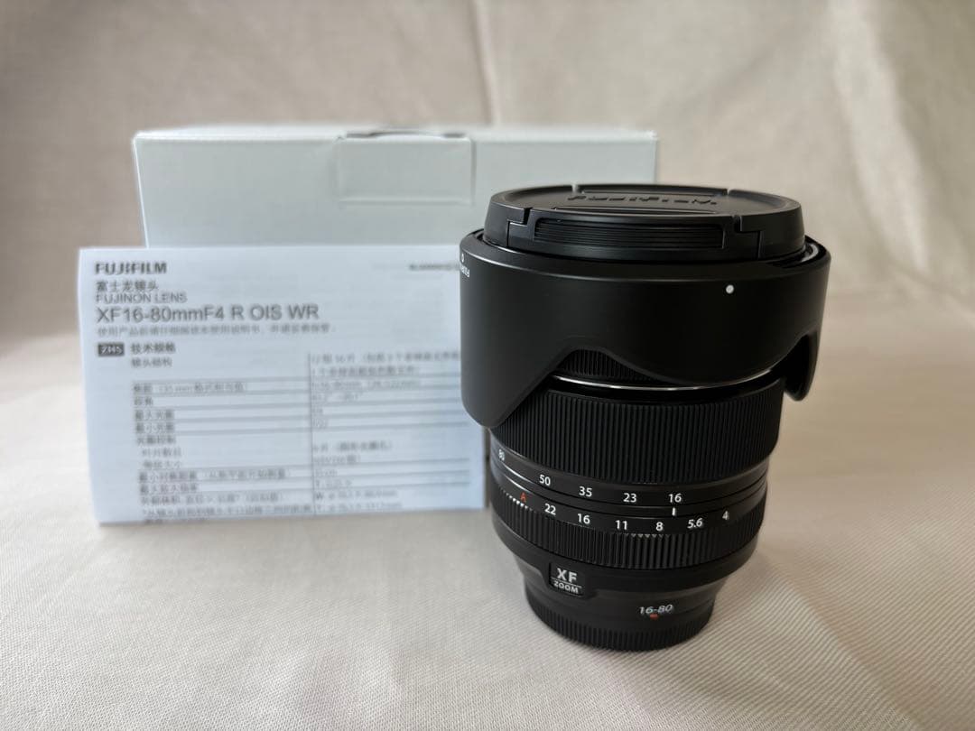 〈未使用品〉Fujifilm XF16-80mmF4 R OIS WR