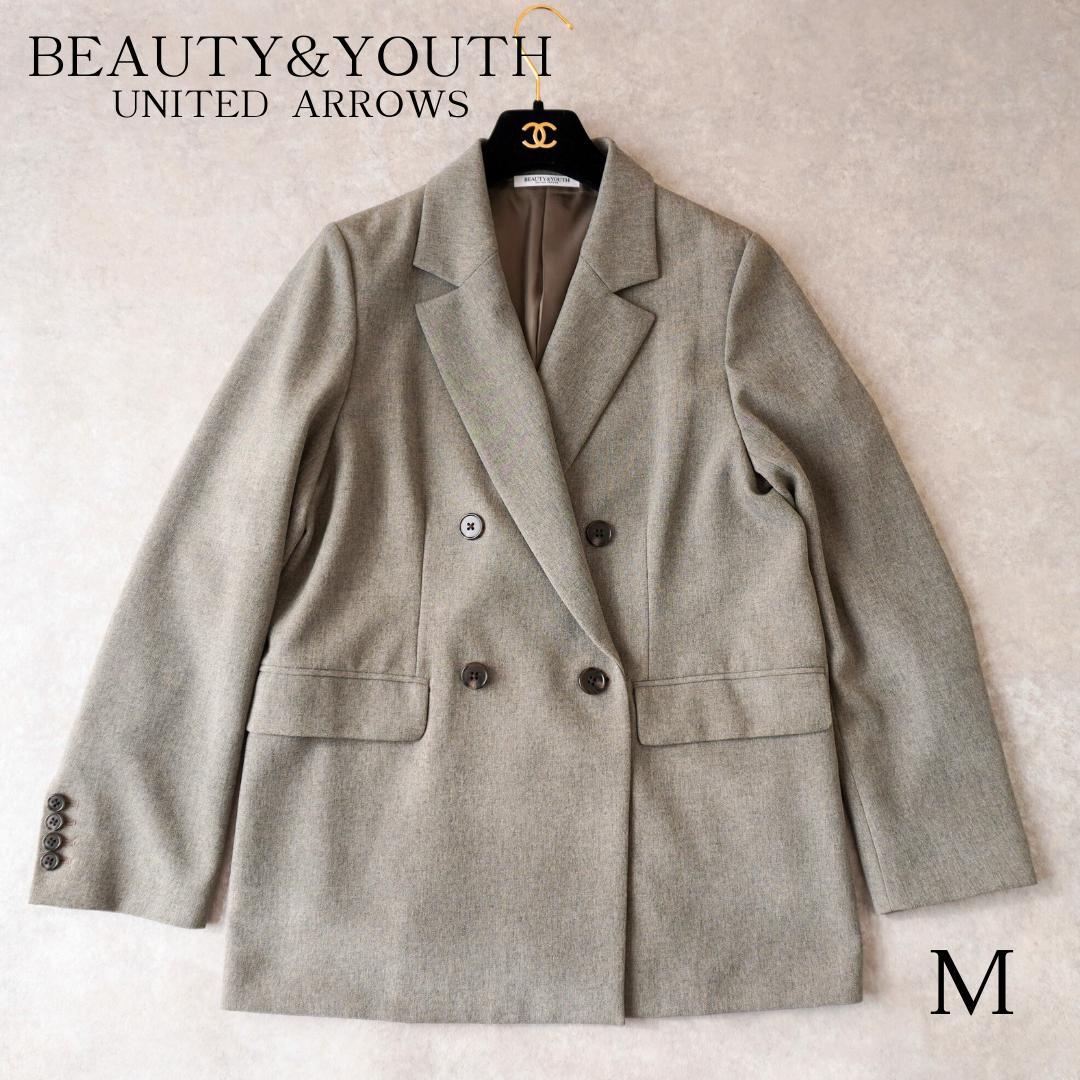 BEAUTY&YOUTH ポリエステルブレンド ダブルジャケット M 美品 人気