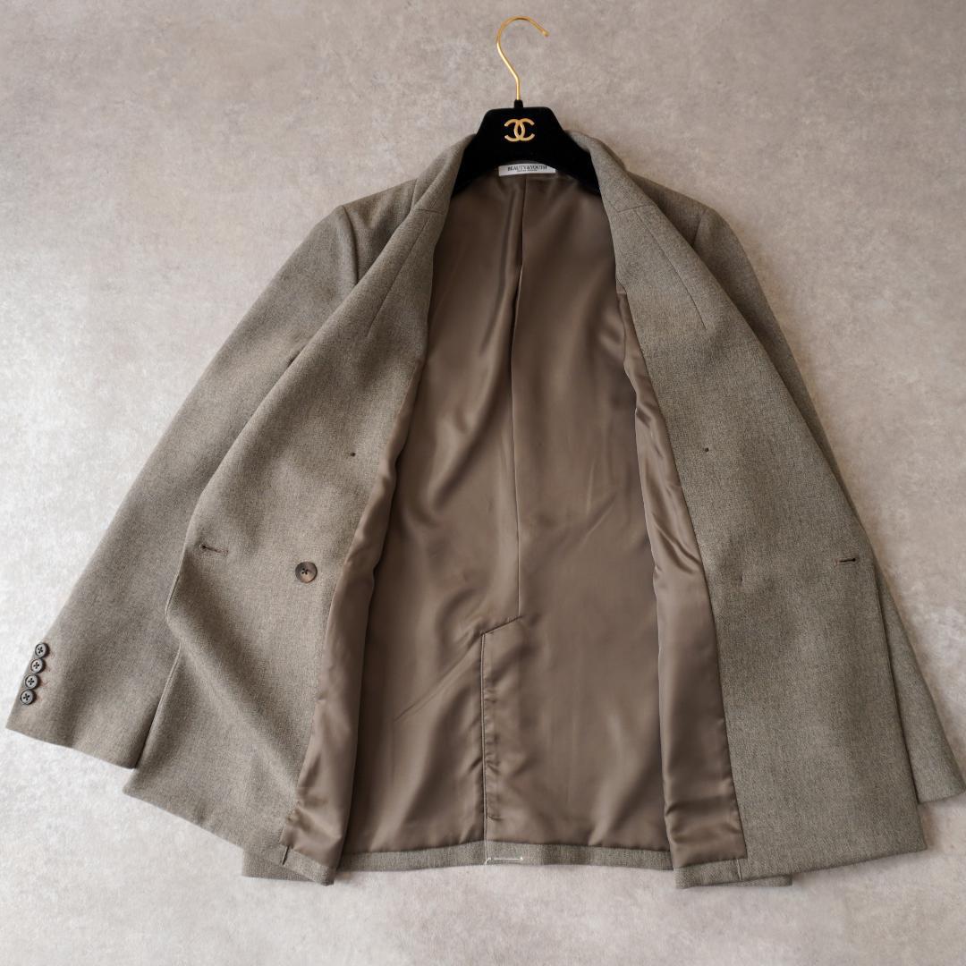 BEAUTY&YOUTH ポリエステルブレンド ダブルジャケット M 美品 人気