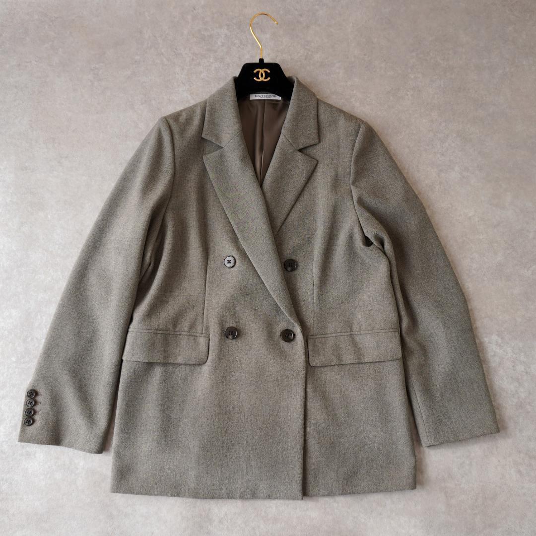 BEAUTY&YOUTH ポリエステルブレンド ダブルジャケット M 美品 人気