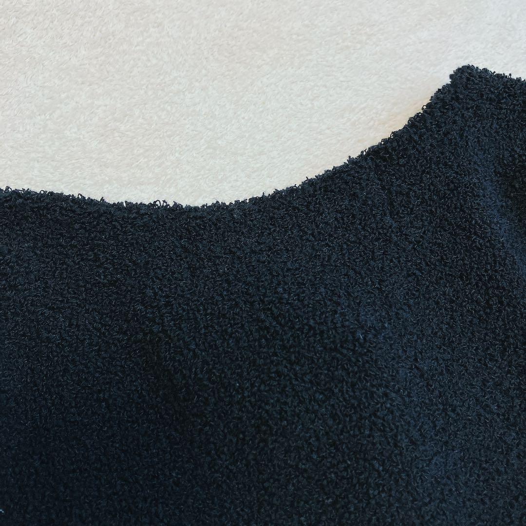 THIRD MAGAZINE パイルジャケット アンサンブル 黒 24SS