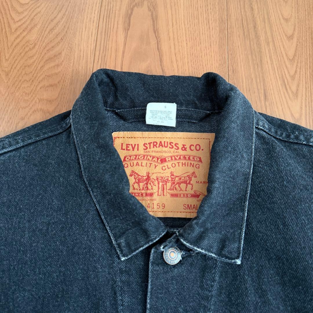 希少サイズ◎ 90s リーバイス 70598 ブラック デニムジャケット