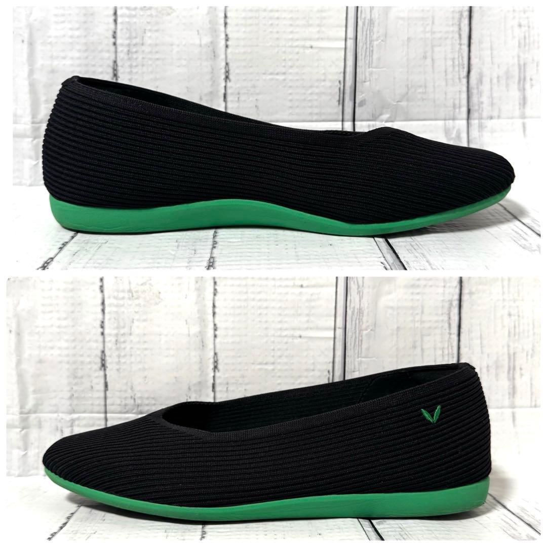 【yuu88】美品VIVAIA ビバイア スクエアトゥ 超軽量 フラット