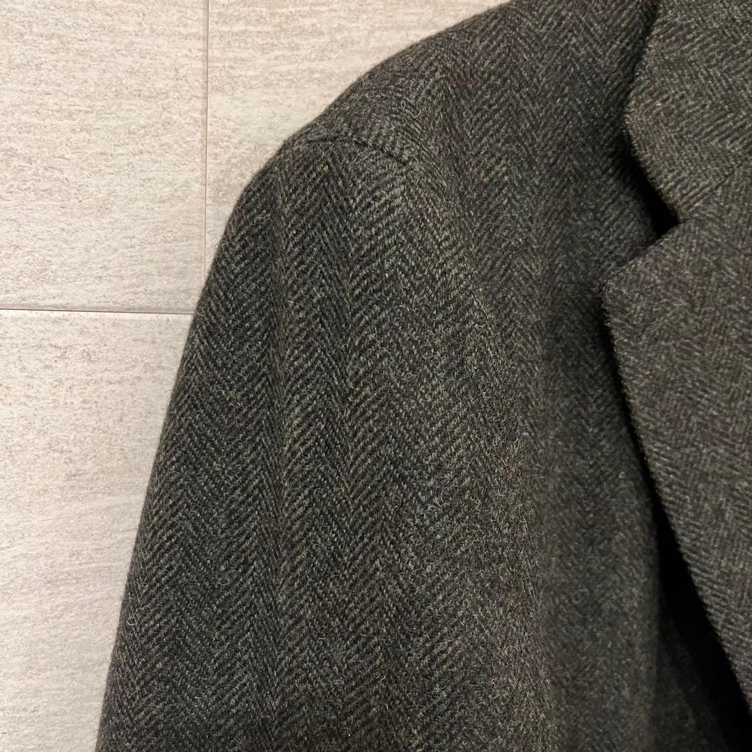 BEAMSF ダークグリーン ツイードジャケット
