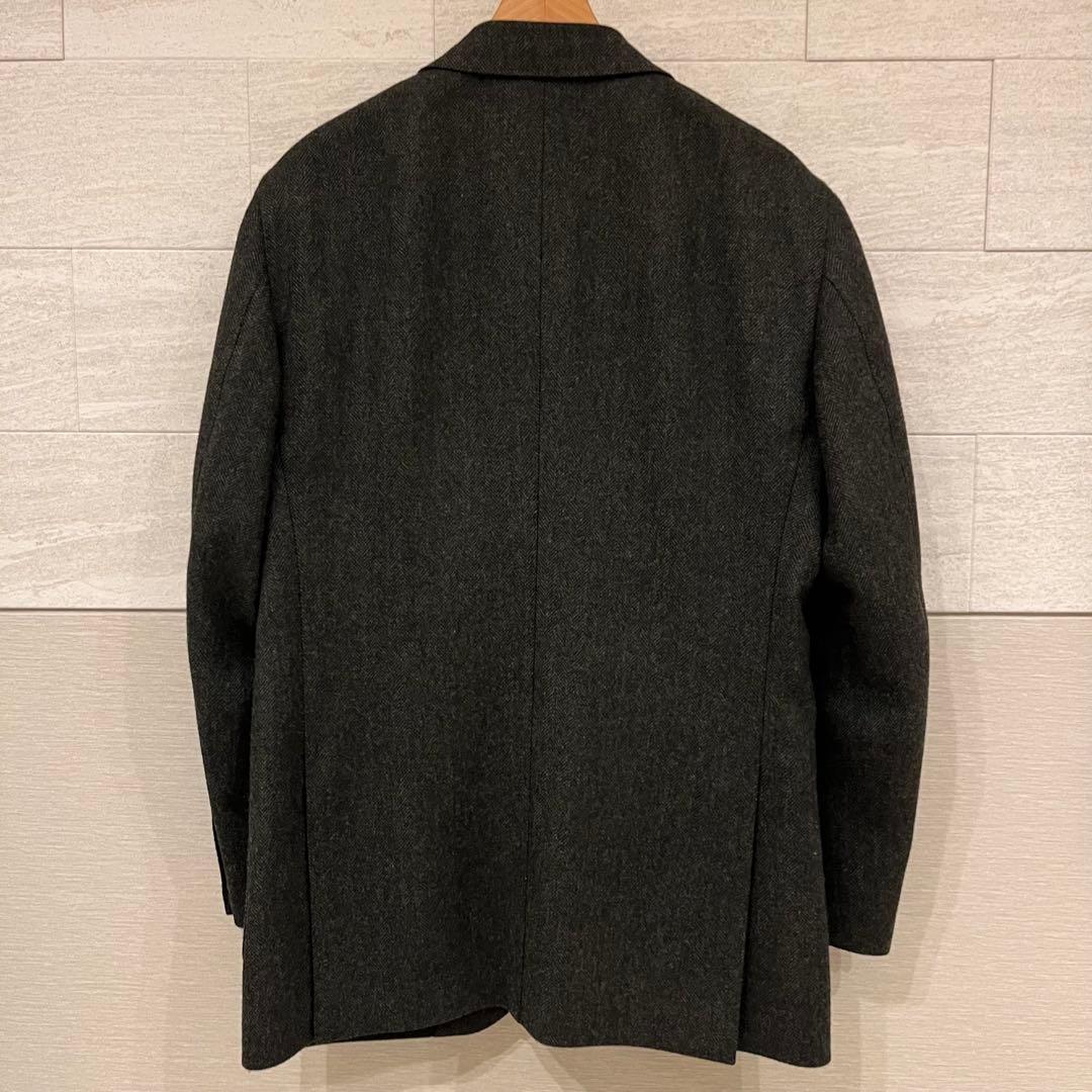 BEAMSF ダークグリーン ツイードジャケット