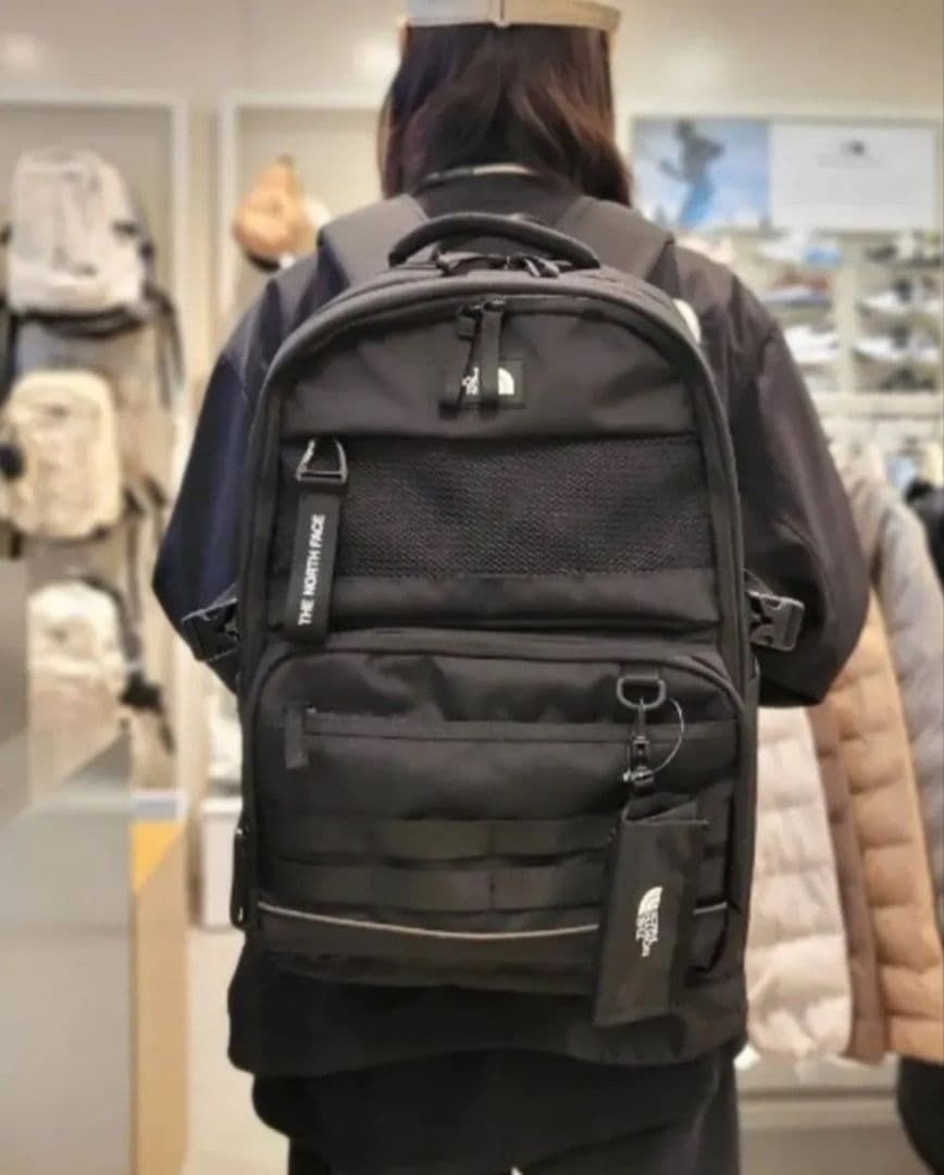 韓国ノースフェイスリュックDUAL BACKPACKマジックテープ財布　男女兼用
