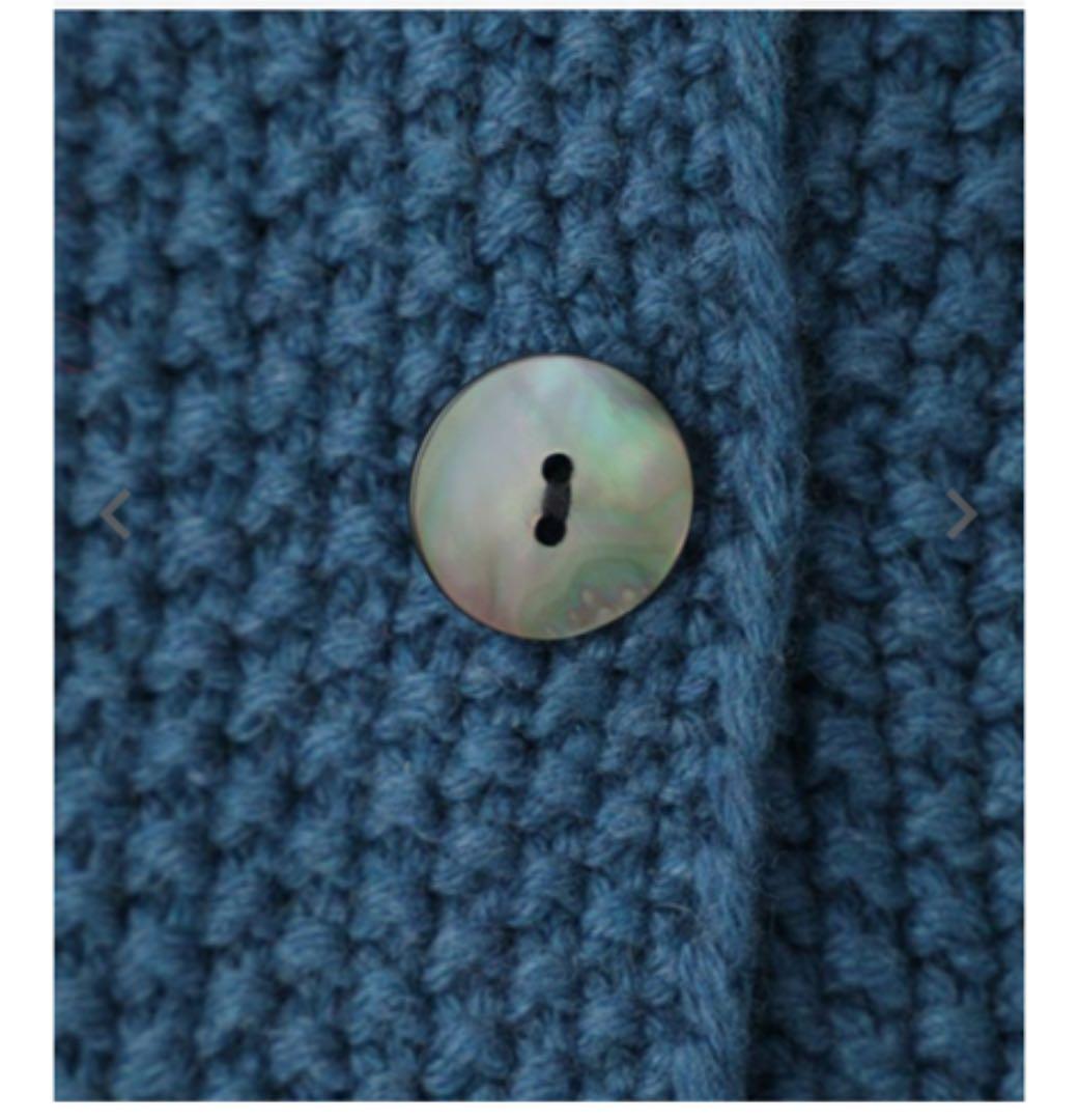 ソソット　鹿の子編み　ニットコート　美品　ナチュラン