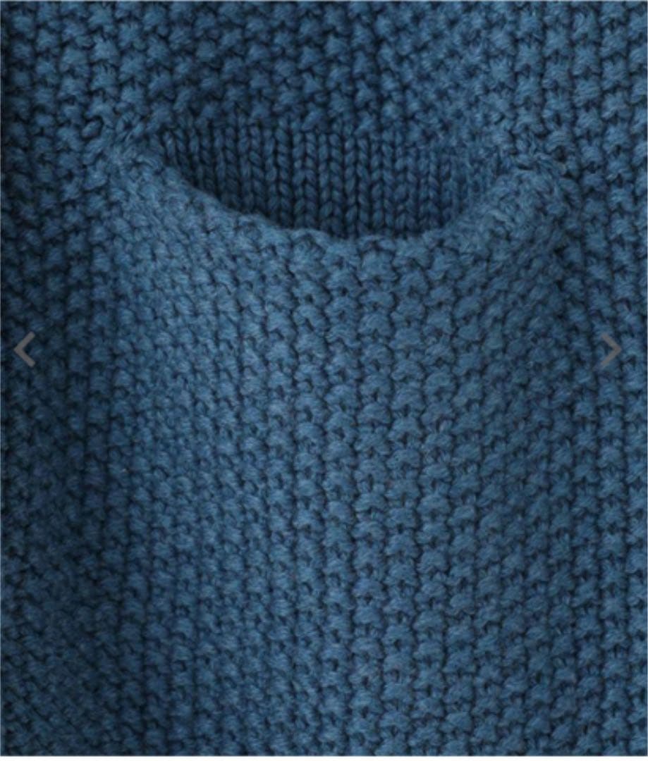 ソソット　鹿の子編み　ニットコート　美品　ナチュラン