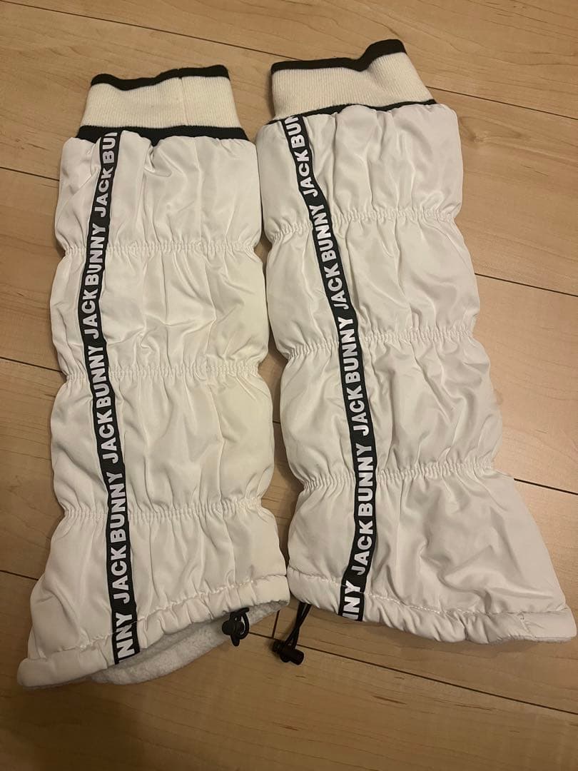 JACK BUNNY ダウンジャケットホワイト 0 ネック・レッグウォマーセット
