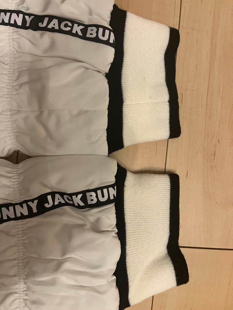 JACK BUNNY ダウンジャケットホワイト 0 ネック・レッグウォマーセット
