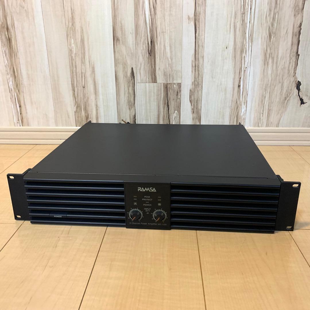 動作品 RAMSA Panasonic WP-1100 業務用 パワーアンプ
