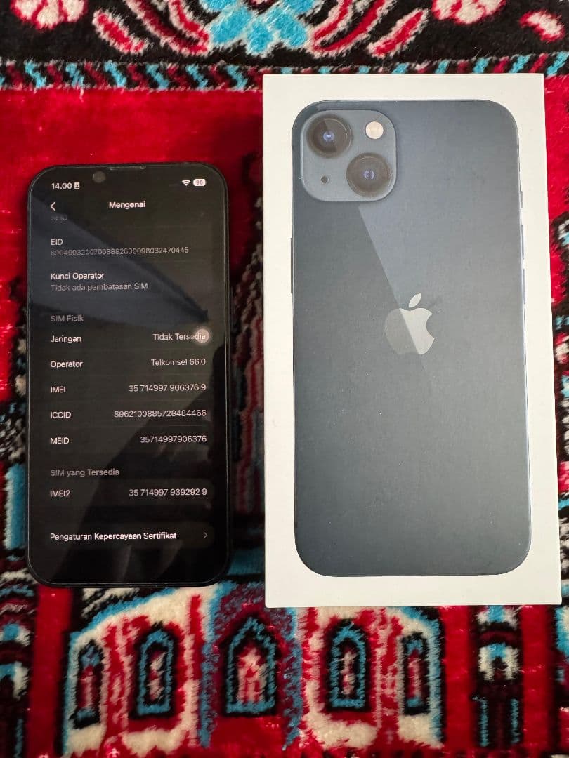 D*D様 Apple iPhone 13 ブラック 本体 128 SIM フリー