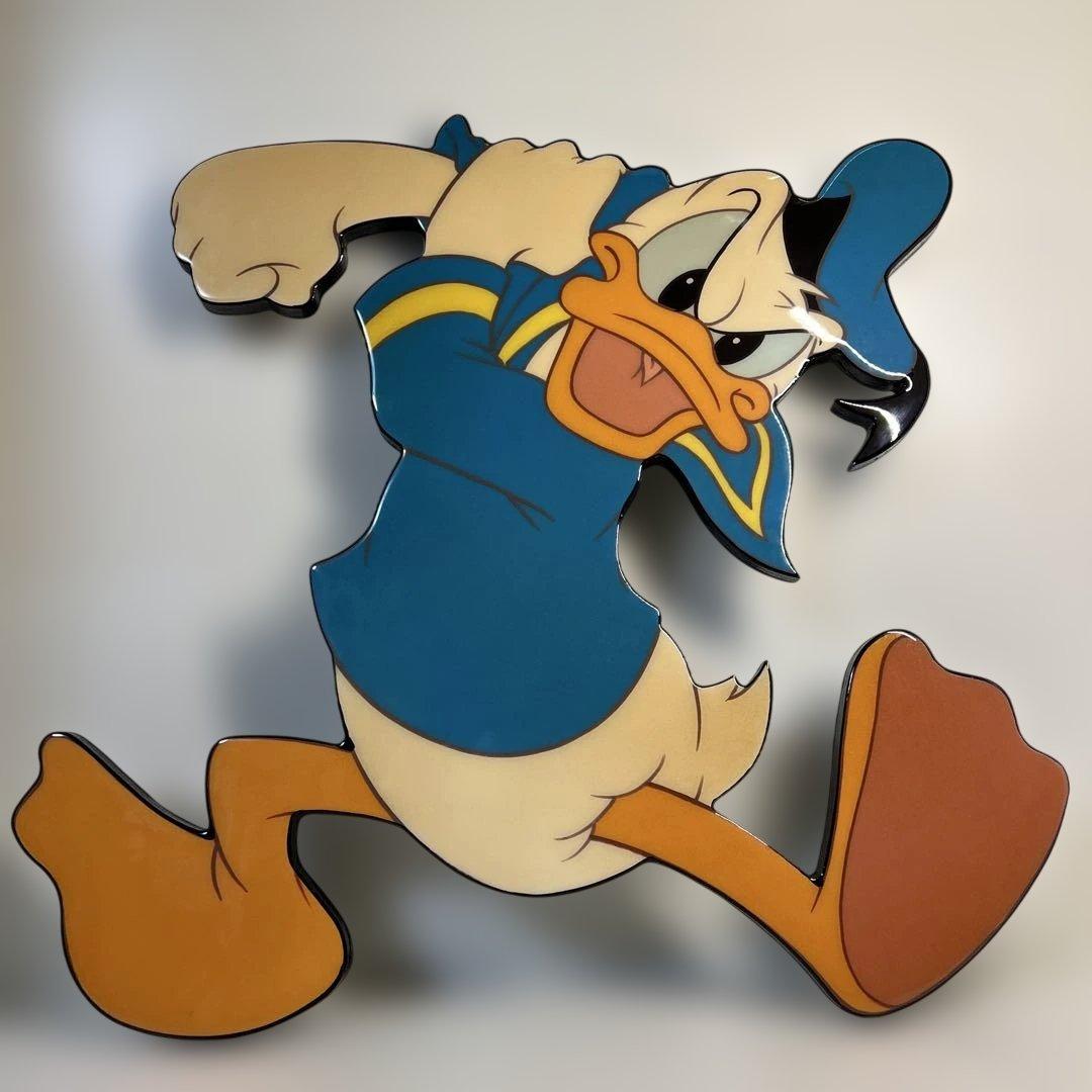 Disney ドナルド 大型壁掛けヴィンテージ